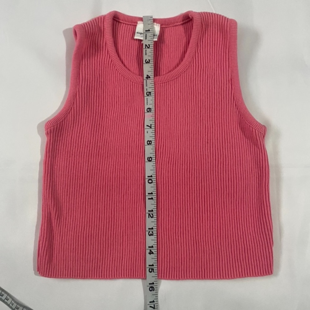 Morgan Sport Ribbed Y2K Tank Top - Picture 11 of 12